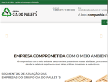 Tablet Screenshot of ciadopallets.com.br